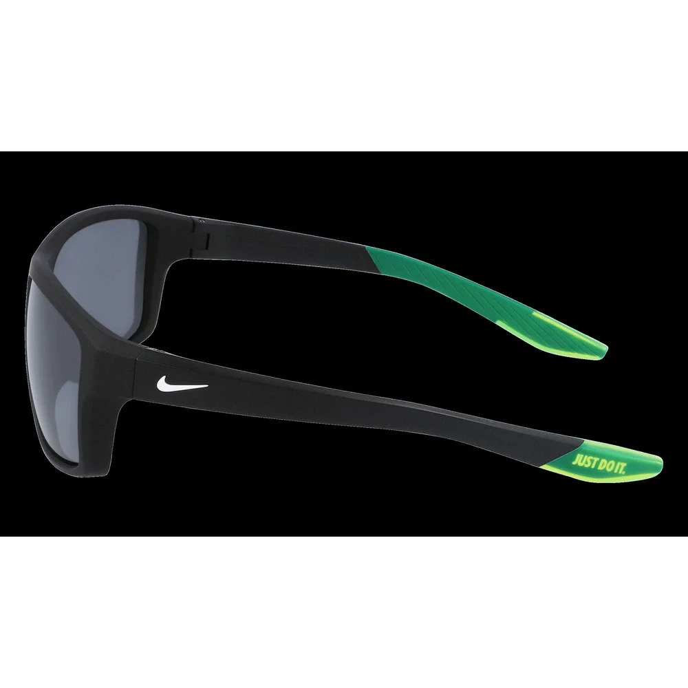 NWT Nike BRAZEN-FURY-FJ2259-010 Matte Black Shield 60mm Sunglasses